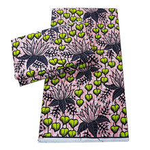 Load image into Gallery viewer, African Ankara fabric 100% cotton Wax Africain real wax Nigerian Print wax Fabric 6Yard for dresses fabric