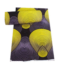 Load image into Gallery viewer, 2022 High Quality Cotton wax fabric African prints fabric Ankara wax real wax Nigerian wax 6 yards/pcs