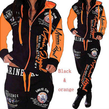 Load image into Gallery viewer, Women 2PCS Sportwear Winter Female Suit Fashion Hooded Joggers Women's Sports Suit Sets tracksuit set
