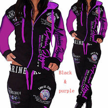 Load image into Gallery viewer, Women 2PCS Sportwear Winter Female Suit Fashion Hooded Joggers Women's Sports Suit Sets tracksuit set