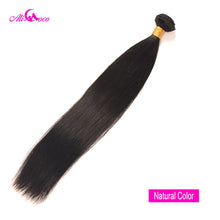 Load image into Gallery viewer, Peruvian Straight Hair 8-30 inch 1/3/4 Bundles Hair Natural #2/#4/ #613/ Human Hair Bundles
