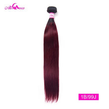 Load image into Gallery viewer, Peruvian Straight Hair 8-30 inch 1/3/4 Bundles Hair Natural #2/#4/ #613/ Human Hair Bundles
