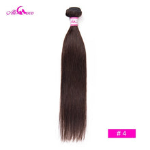 Load image into Gallery viewer, Peruvian Straight Hair 8-30 inch 1/3/4 Bundles Hair Natural #2/#4/ #613/ Human Hair Bundles