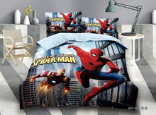 Load image into Gallery viewer, Disney Spiderman Bedding Set Cartoon Boy Bed linens 3d Single twin size 2/3/4pc Duvet/Comforter Cover Kids Teen Birthday Gifts