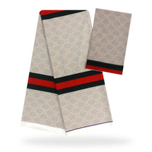 Load image into Gallery viewer, Silk wax /silk chiffon fabric fabric ankara  wax prints fabric 4+2yards !