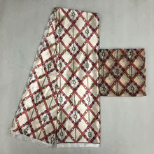 Load image into Gallery viewer, Silk wax /silk chiffon fabric fabric ankara  wax prints fabric 4+2yards !