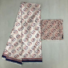 Load image into Gallery viewer, Silk wax /silk chiffon fabric fabric ankara  wax prints fabric 4+2yards !