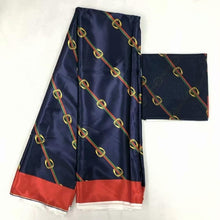 Load image into Gallery viewer, Silk wax /silk chiffon fabric fabric ankara  wax prints fabric 4+2yards !