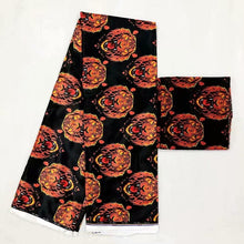 Load image into Gallery viewer, Silk wax /silk chiffon fabric fabric ankara  wax prints fabric 4+2yards !