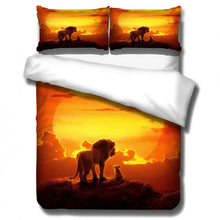 Load image into Gallery viewer, The Lion King 3d Bedding Set Duvet Covers Pillowcases lion Simba Children kids Room Decor Comforter Bedding Sets Bedclothes Bed