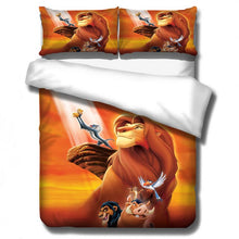 Load image into Gallery viewer, The Lion King 3d Bedding Set Duvet Covers Pillowcases lion Simba Children kids Room Decor Comforter Bedding Sets Bedclothes Bed