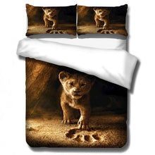 Load image into Gallery viewer, The Lion King 3d Bedding Set Duvet Covers Pillowcases lion Simba Children kids Room Decor Comforter Bedding Sets Bedclothes Bed