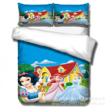 Load image into Gallery viewer, Snow White Bedding Set Princess Single Double Queen King Size  Duvet Cover Children Bedroom Comforter Bedding Sets Luxury