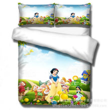 Load image into Gallery viewer, Snow White Bedding Set Princess Single Double Queen King Size  Duvet Cover Children Bedroom Comforter Bedding Sets Luxury