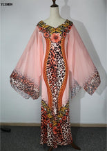 Load image into Gallery viewer, New African  Sexy Slim Ruffle Sleeve Long Party dress
