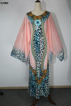 Load image into Gallery viewer, New African  Sexy Slim Ruffle Sleeve Long Party dress