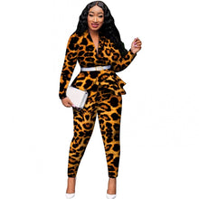 Load image into Gallery viewer, 2 Piece Set Elastic Bazin Baggy Rock Style Dashiki Sleeve Famous Suit Lady