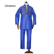Load image into Gallery viewer, African pants suit for  father son dashiki embroidery clothing