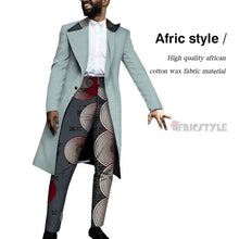 Load image into Gallery viewer, Handsome Dashiki Bazin Riche Causal Suits Blazer and Pant Set Formal Batik African Print Clothing for Wedding