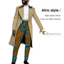 Load image into Gallery viewer, Handsome Dashiki Bazin Riche Causal Suits Blazer and Pant Set Formal Batik African Print Clothing for Wedding