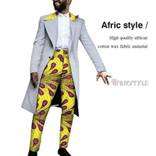 Load image into Gallery viewer, Handsome Dashiki Bazin Riche Causal Suits Blazer and Pant Set Formal Batik African Print Clothing for Wedding