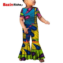 Load image into Gallery viewer, Girl African Print Jumpsuit