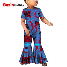 Load image into Gallery viewer, Girl African Print Jumpsuit