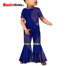 Load image into Gallery viewer, Girl African Print Jumpsuit