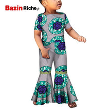 Load image into Gallery viewer, Girl African Print Jumpsuit