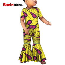 Load image into Gallery viewer, Girl African Print Jumpsuit