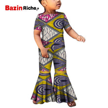 Load image into Gallery viewer, Girl African Print Jumpsuit