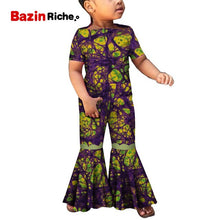 Load image into Gallery viewer, Girl African Print Jumpsuit