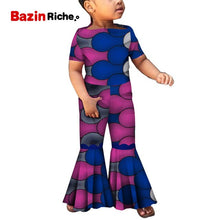 Load image into Gallery viewer, Girl African Print Jumpsuit