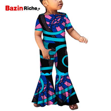 Load image into Gallery viewer, Girl African Print Jumpsuit
