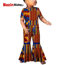 Load image into Gallery viewer, Girl African Print Jumpsuit