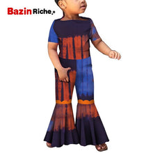 Load image into Gallery viewer, Girl African Print Jumpsuit