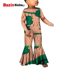 Load image into Gallery viewer, Girl African Print Jumpsuit