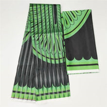Load image into Gallery viewer, Silk wax fabric African fabric for dress silk ankara Fabric high quality  satin wax for Garment 4+2y !