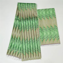 Load image into Gallery viewer, Silk wax fabric African fabric for dress silk ankara Fabric high quality  satin wax for Garment 4+2y !