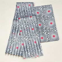 Load image into Gallery viewer, Silk wax fabric African fabric for dress silk ankara Fabric high quality  satin wax for Garment 4+2y !