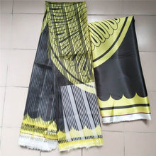 Load image into Gallery viewer, Silk wax fabric African fabric for dress silk ankara Fabric high quality  satin wax for Garment 4+2y !