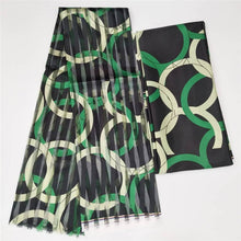 Load image into Gallery viewer, Silk wax fabric African fabric for dress silk ankara Fabric high quality  satin wax for Garment 4+2y !