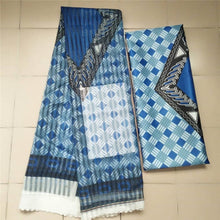 Load image into Gallery viewer, Silk wax fabric African fabric for dress silk ankara Fabric high quality  satin wax for Garment 4+2y !