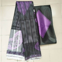 Load image into Gallery viewer, Silk wax fabric African fabric for dress silk ankara Fabric high quality  satin wax for Garment 4+2y !