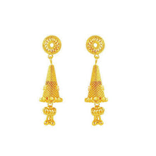 Load image into Gallery viewer, Dubai Gold Jewelry Drop Earrings For Women Exotic style 24 k Pure Gold color