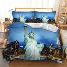 Load image into Gallery viewer, Thumbedding London Landmark Bedding Sets City Sight 3D Duvet Cover Set Queen King Twin Full Single Double Comforter Cover 3pcs