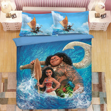 Load image into Gallery viewer, Princess comforter bedding set us twin size quilt covers for girls full bed spread 3/4pcs bedroom decoration cartoon pillow sham