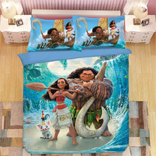 Load image into Gallery viewer, Princess comforter bedding set us twin size quilt covers for girls full bed spread 3/4pcs bedroom decoration cartoon pillow sham