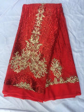 Load image into Gallery viewer, Wholesale African Lace Fabric 2020 High Quality Lace with Sequins French Net Nigerian Lace Fabrics for Dress JL916 Off White