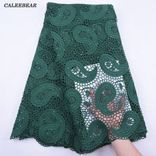 Load image into Gallery viewer, French White Guipure Lace Fabric 2020 High Quality Nigerian Cord Lace Fabrics Sewing African Lace Fabric For Wedding Dress S2071